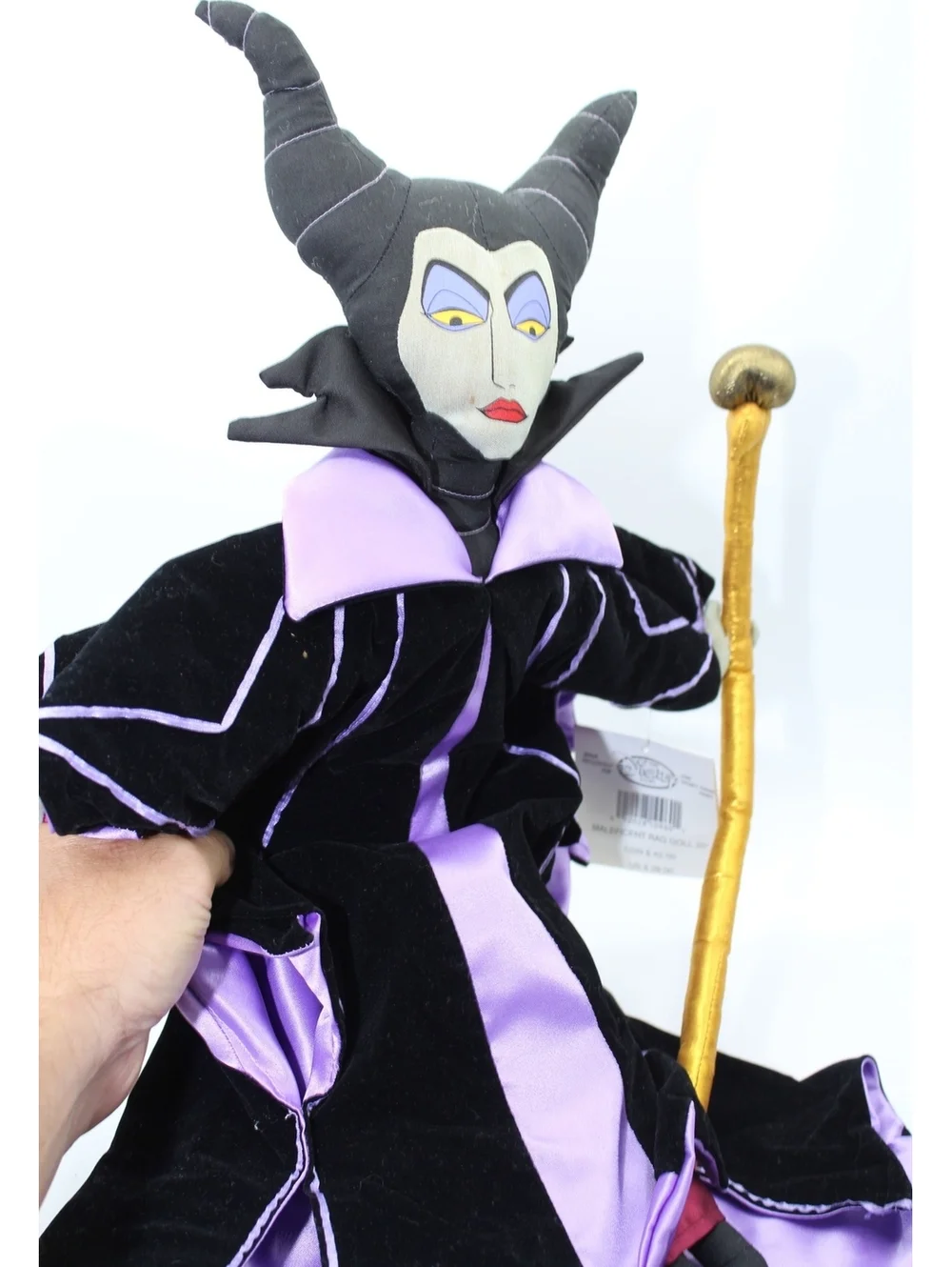 Vintage Disney MALEFICENT RAG DOLL 20